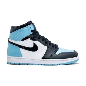 Nike Air Jordan High Top Sneakers - Blue, Black, White